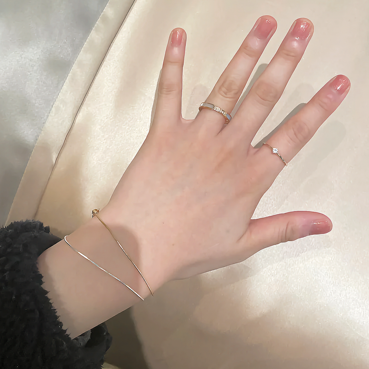 Gabrielle Pierścionek z symulacją diamentów
