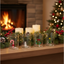 Drinking glasses - Hand-blown - Christmas Design - 5 pieces - 300ML