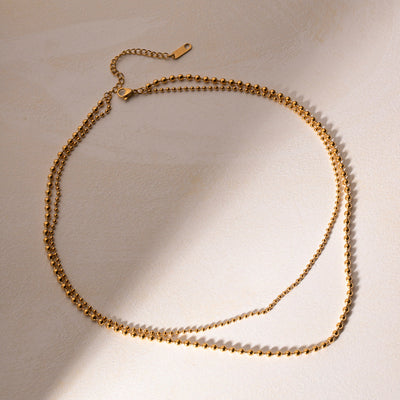 Flerlagrat Pärlhalsband