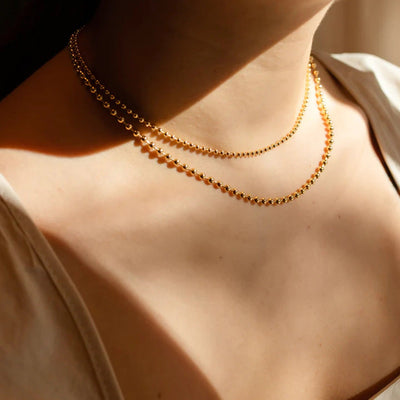 Flerlagrat Pärlhalsband