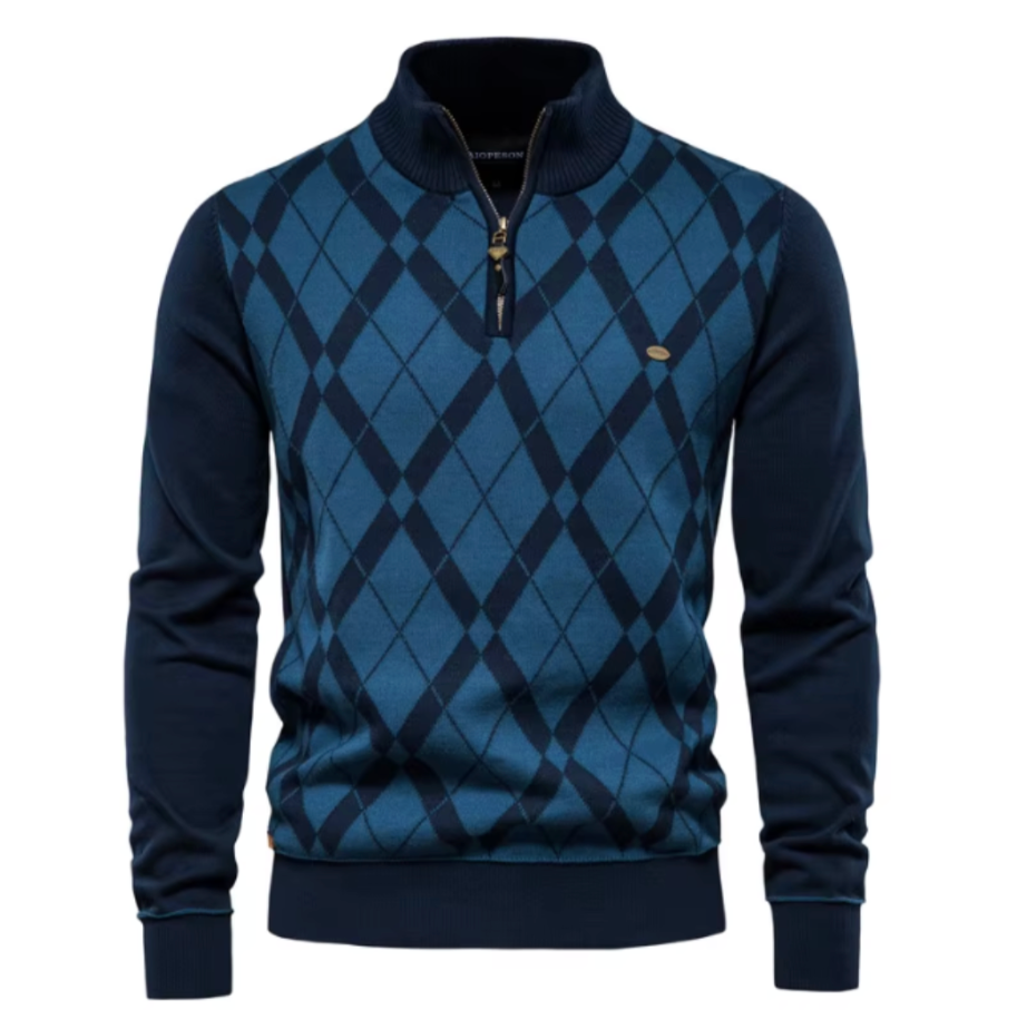 Saphique | Męski Pulower z Pół-Zipem