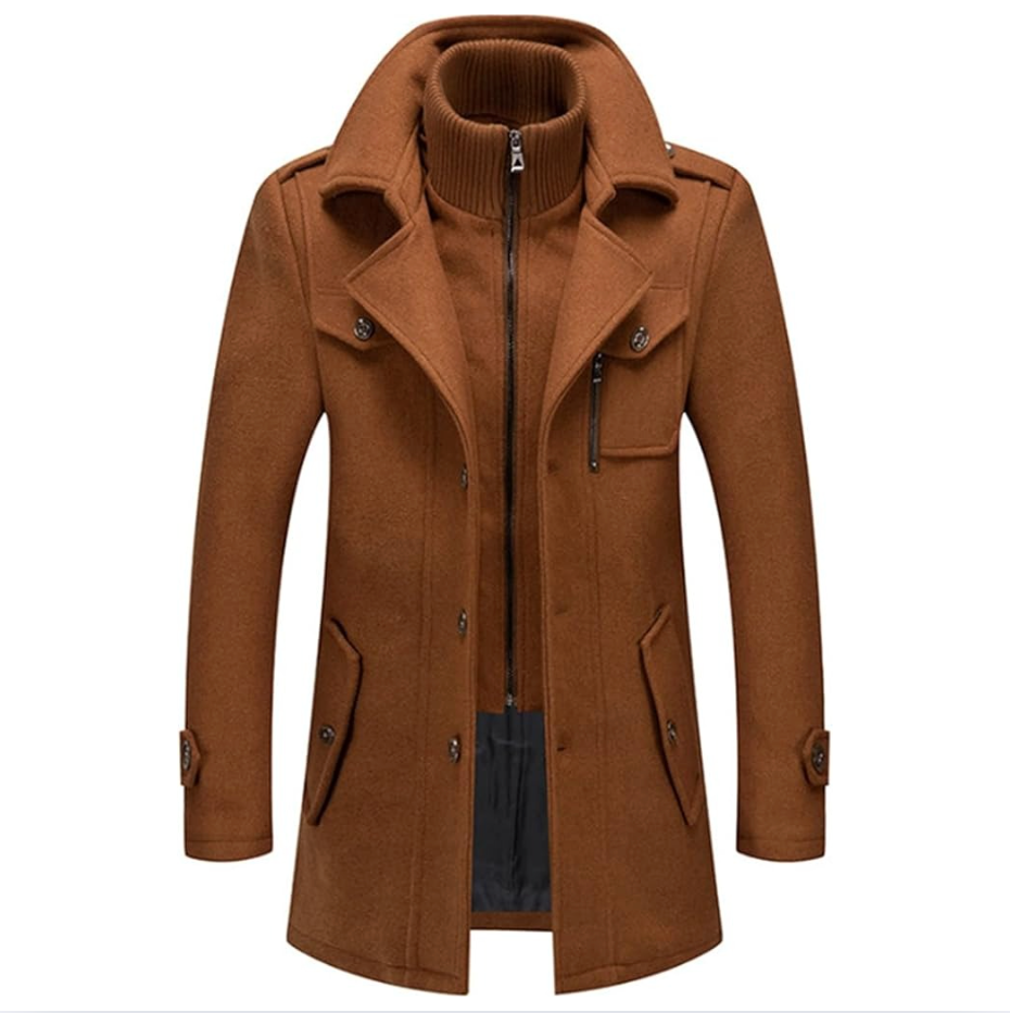 Płaszcz Męski Prestige™ – Ciepło, Styl i Pewność Siebie w Jednym