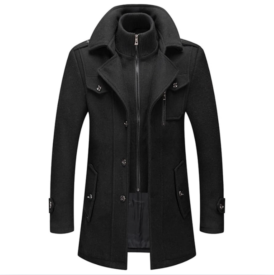 Płaszcz Męski Prestige™ – Ciepło, Styl i Pewność Siebie w Jednym