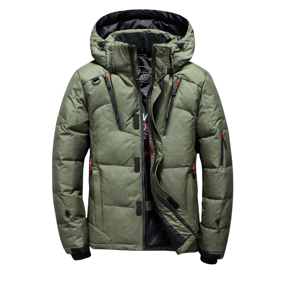 Saphique™ | Męska Kurtka Zimowa z Kapturem