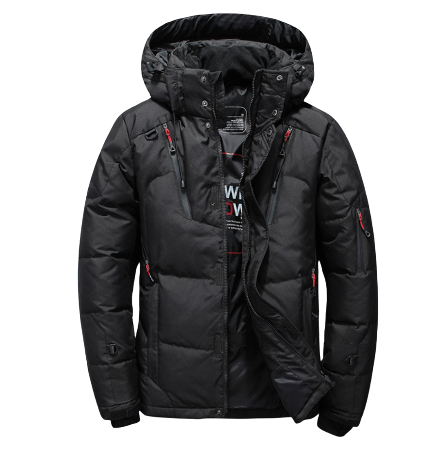 Saphique™ | Męska Kurtka Zimowa z Kapturem
