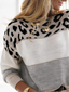 Wajda™ | Dzianinowy sweter w panterkę